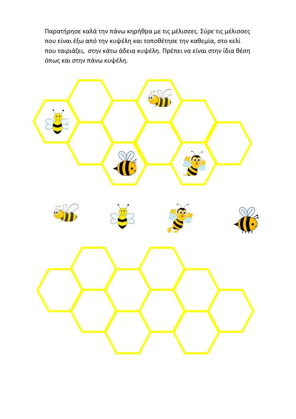 Κάθε μέλισσα στο κελί της