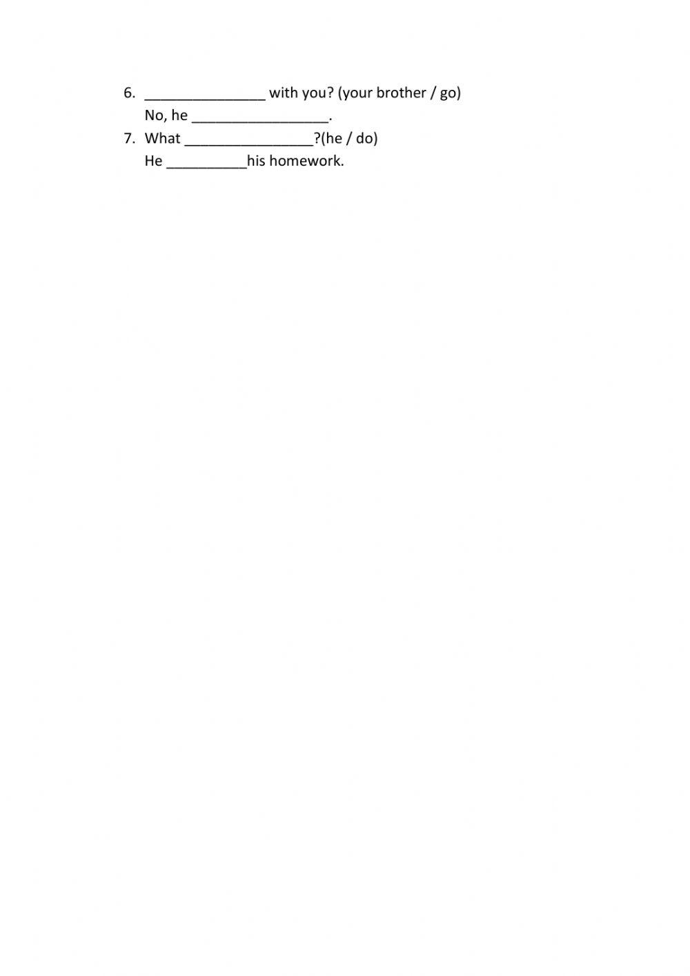 Past simple motivator 1