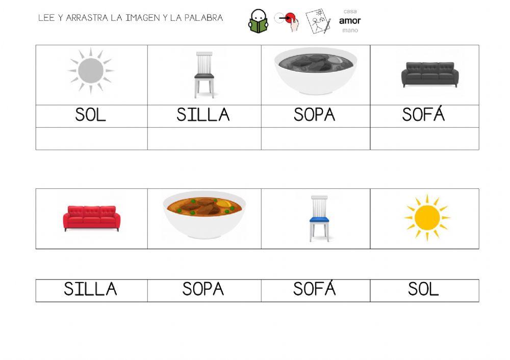 Lectura global letra s