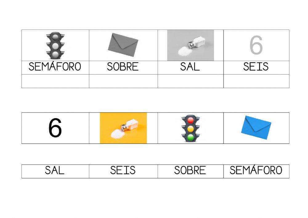 Lectura global letra s