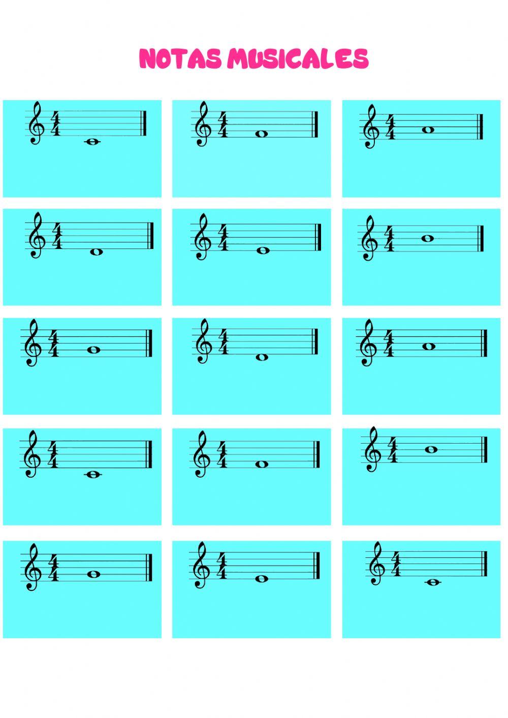 Notas musicales 1