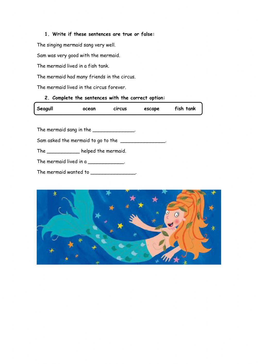 The singing mermaid