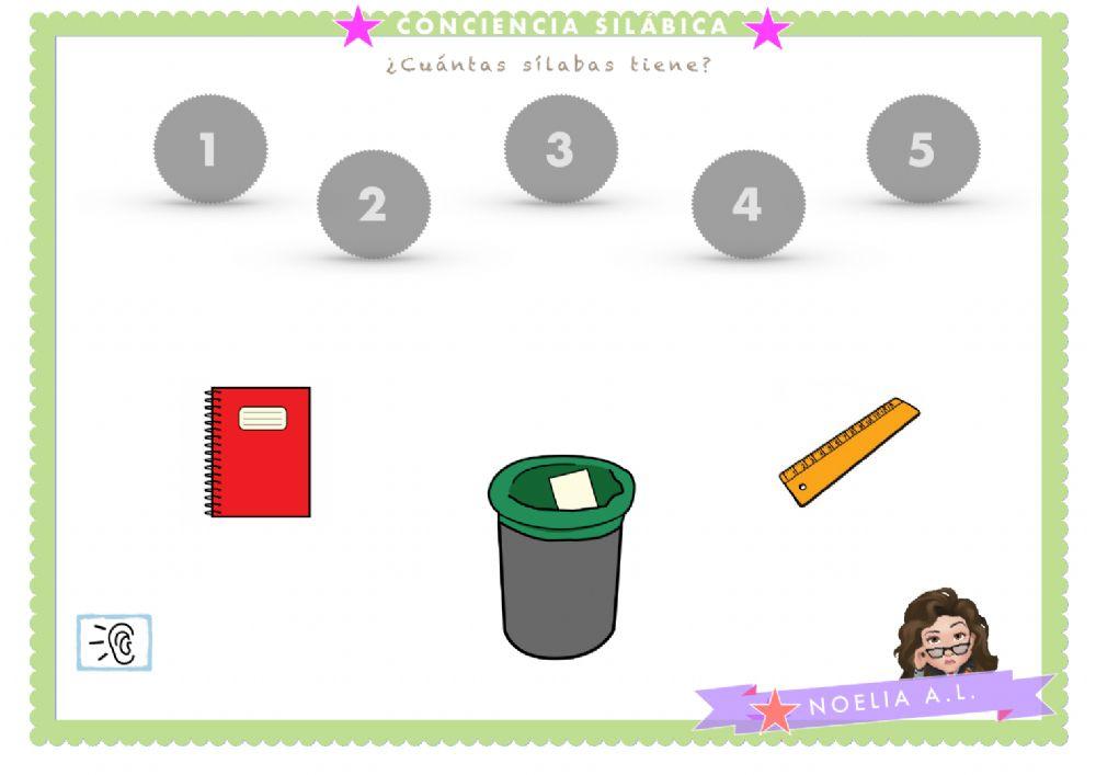 Conciencia silábica -cole-