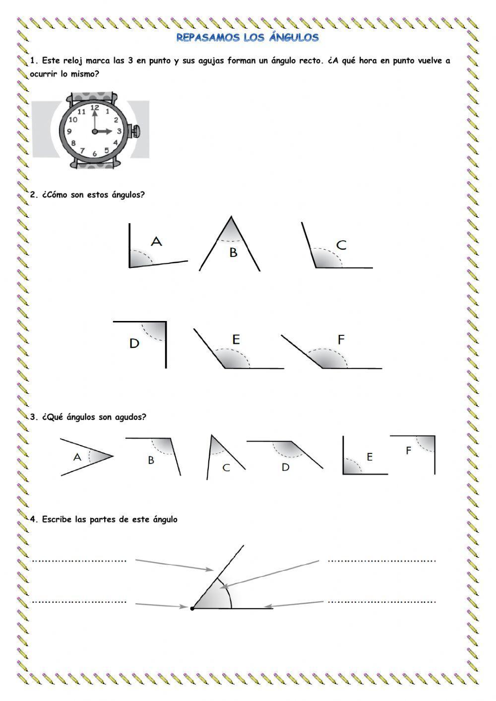 Repasamos los ángulos
