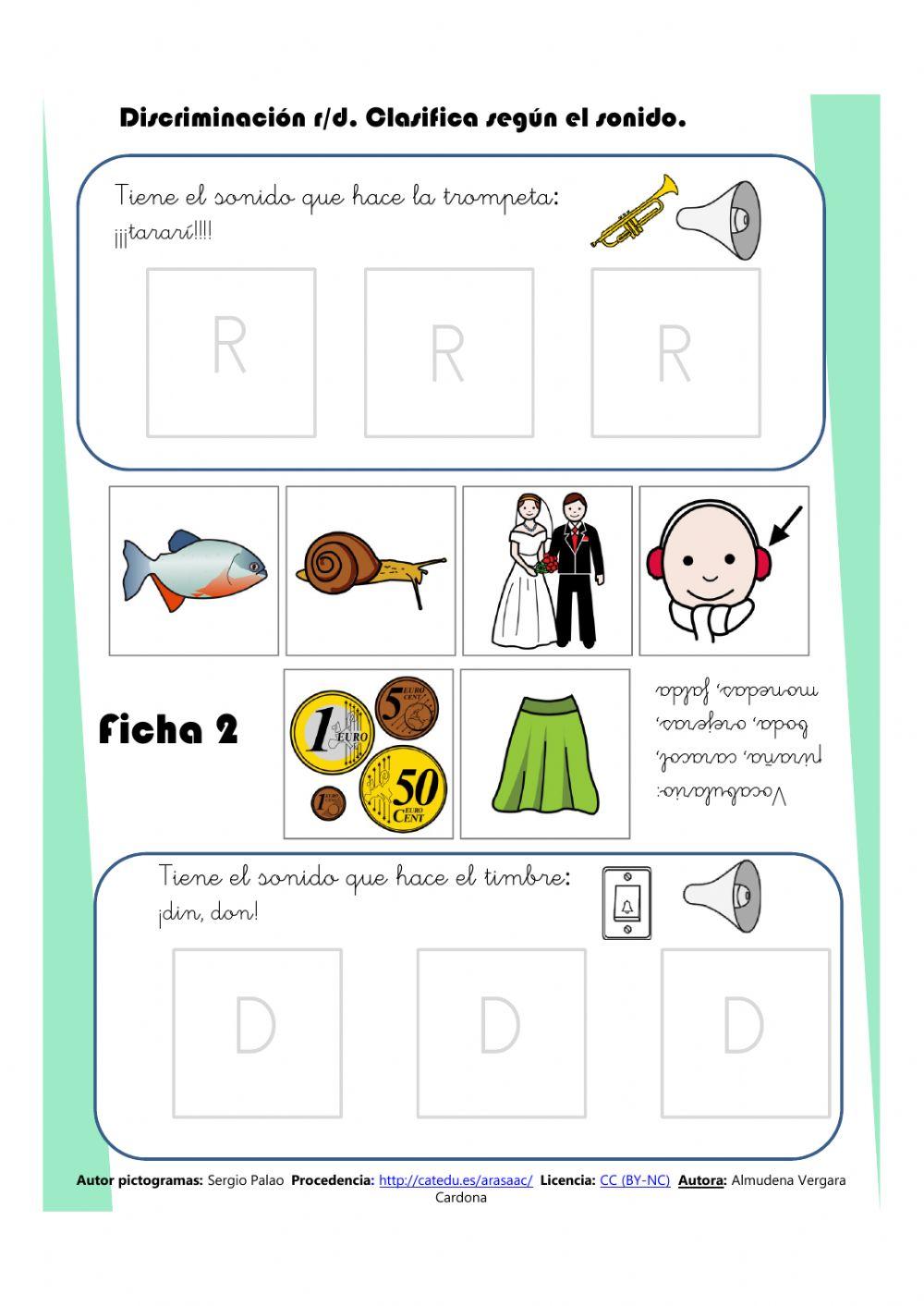 Discriminación R-D Ficha 2