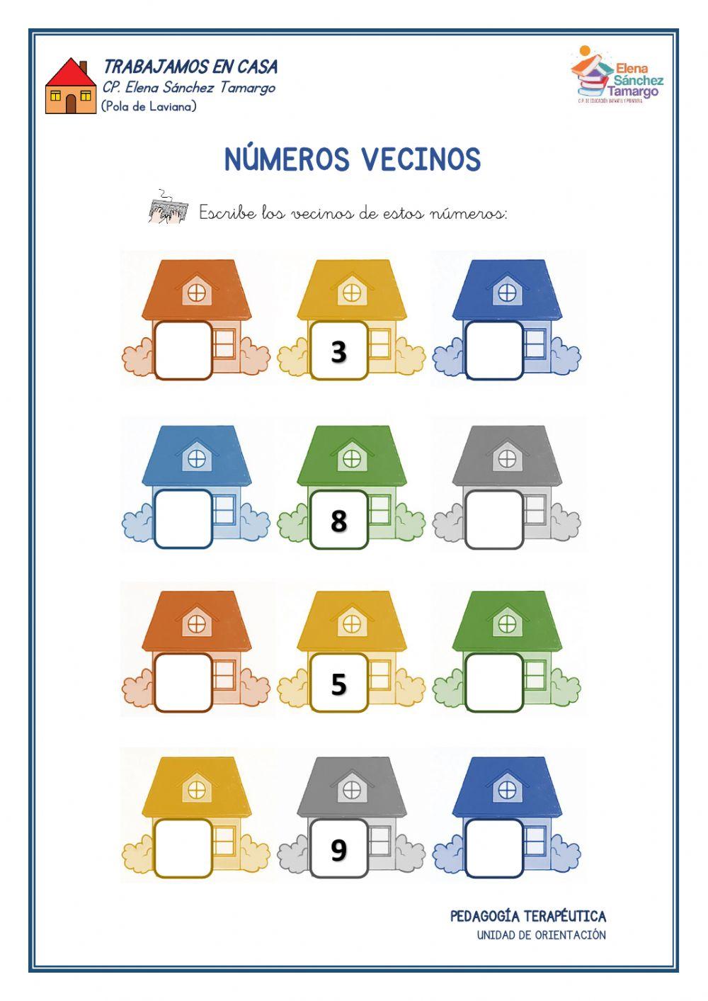 Números vecinos