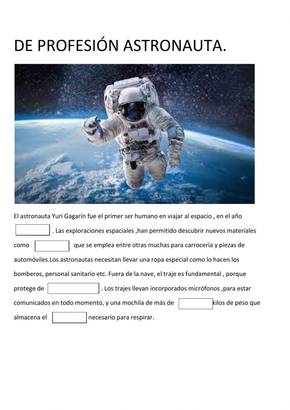 De profesion astronauta