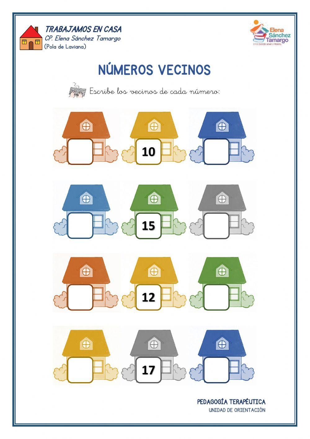 Números vecinos II