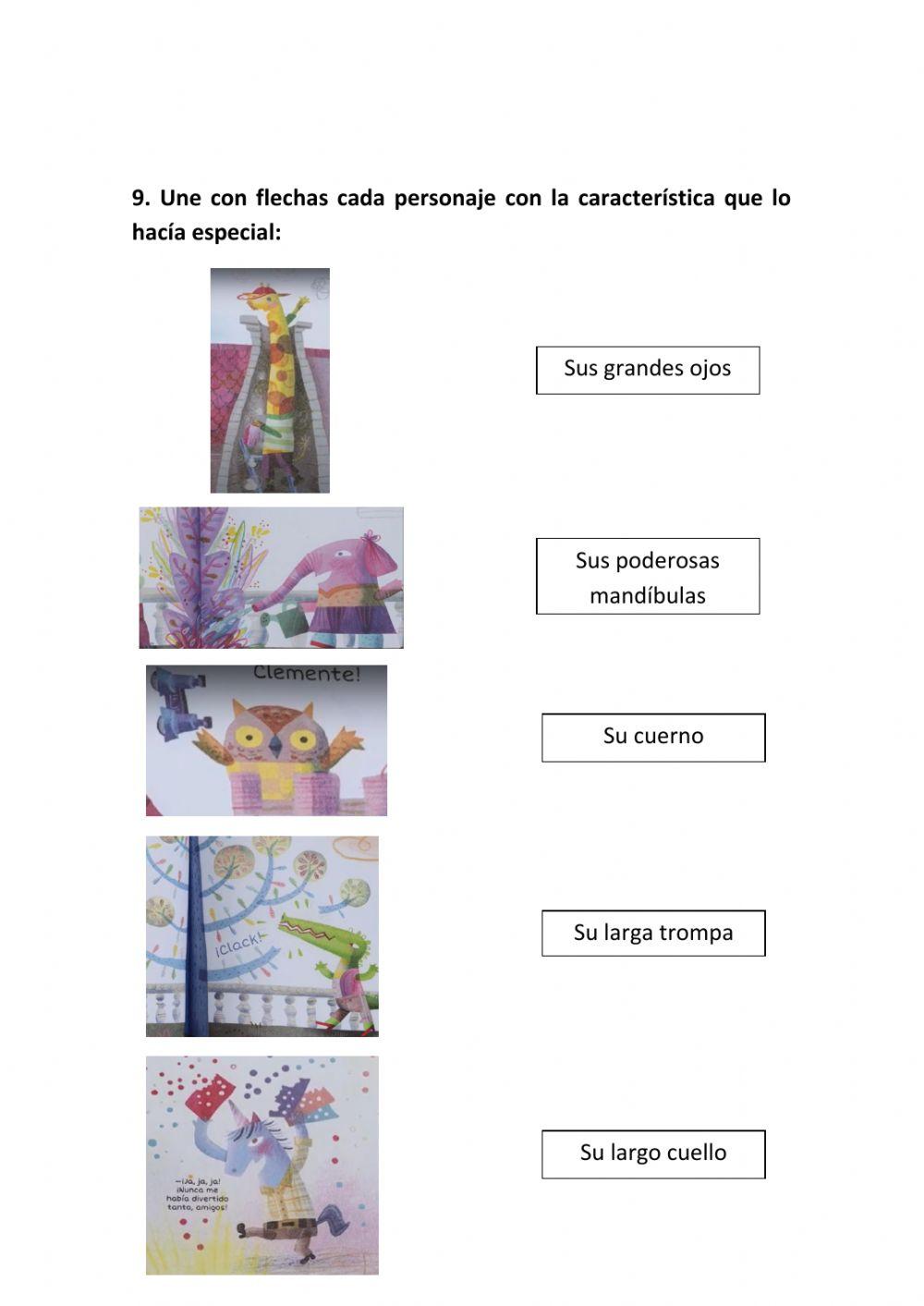 Preguntas cuento Raro