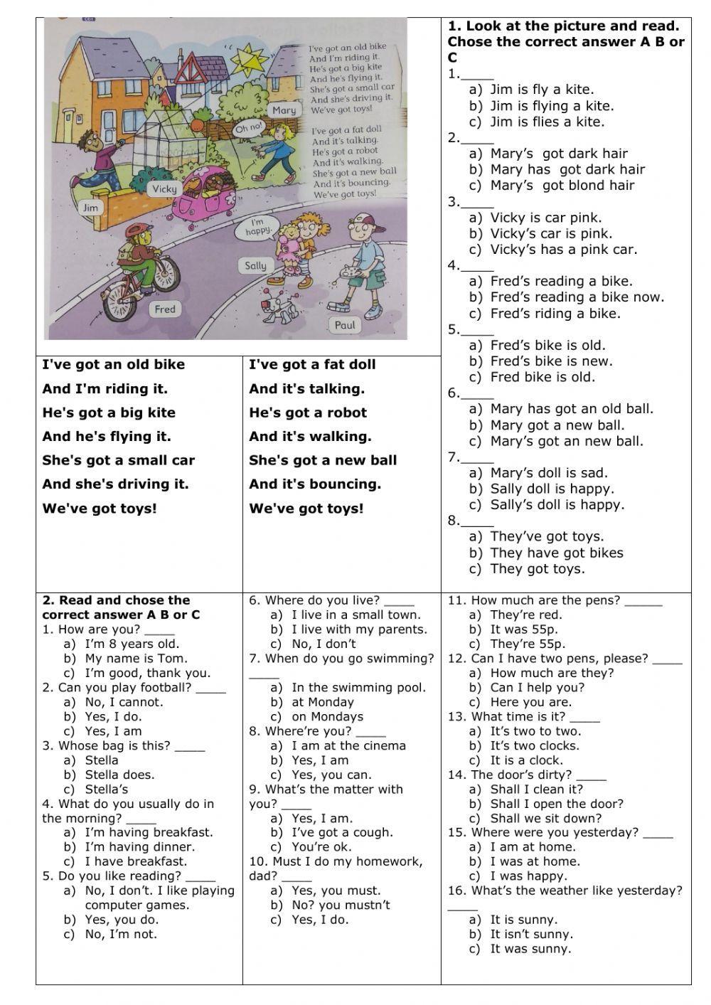 Final Test Kid's Box 3