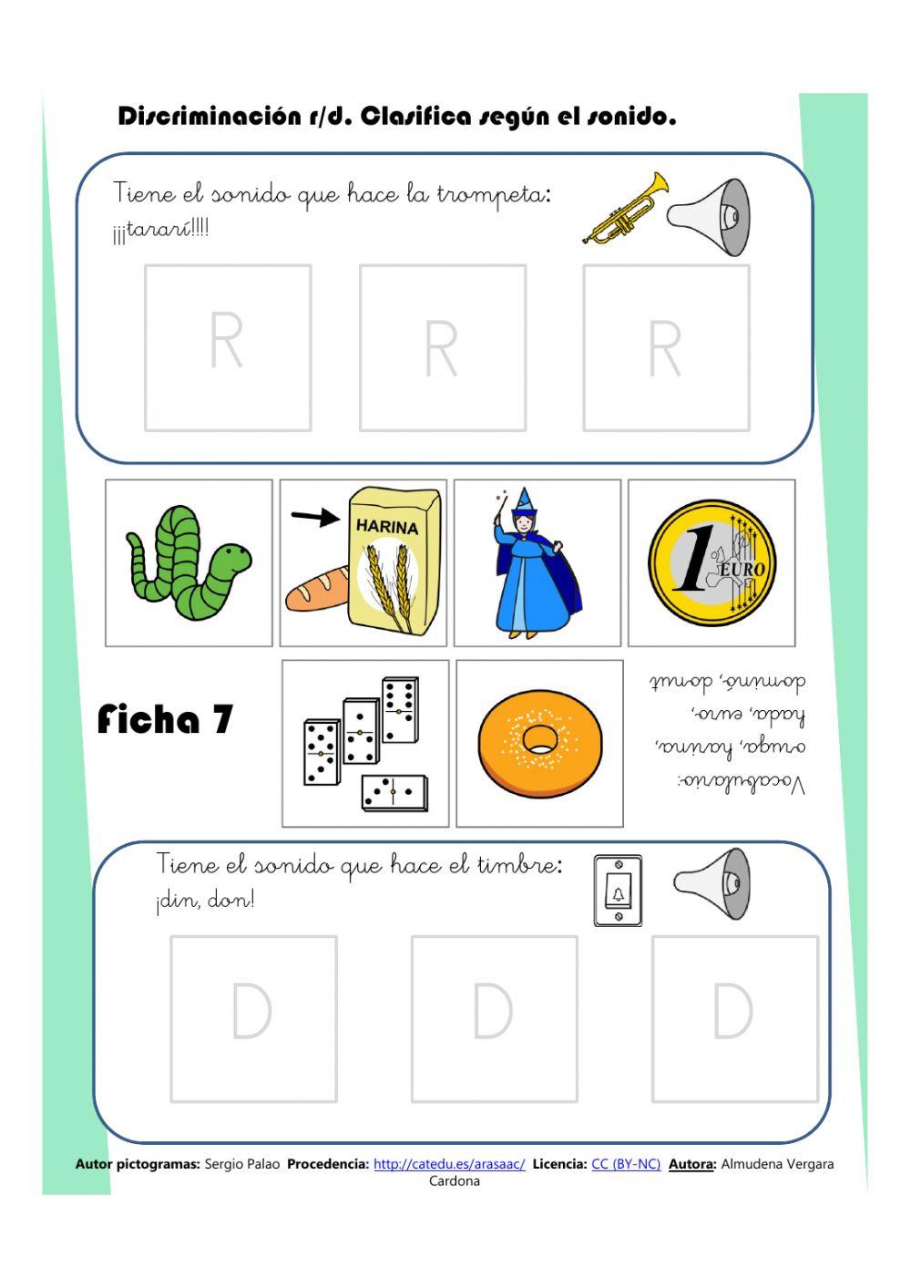 Discriminación R-D Ficha 7