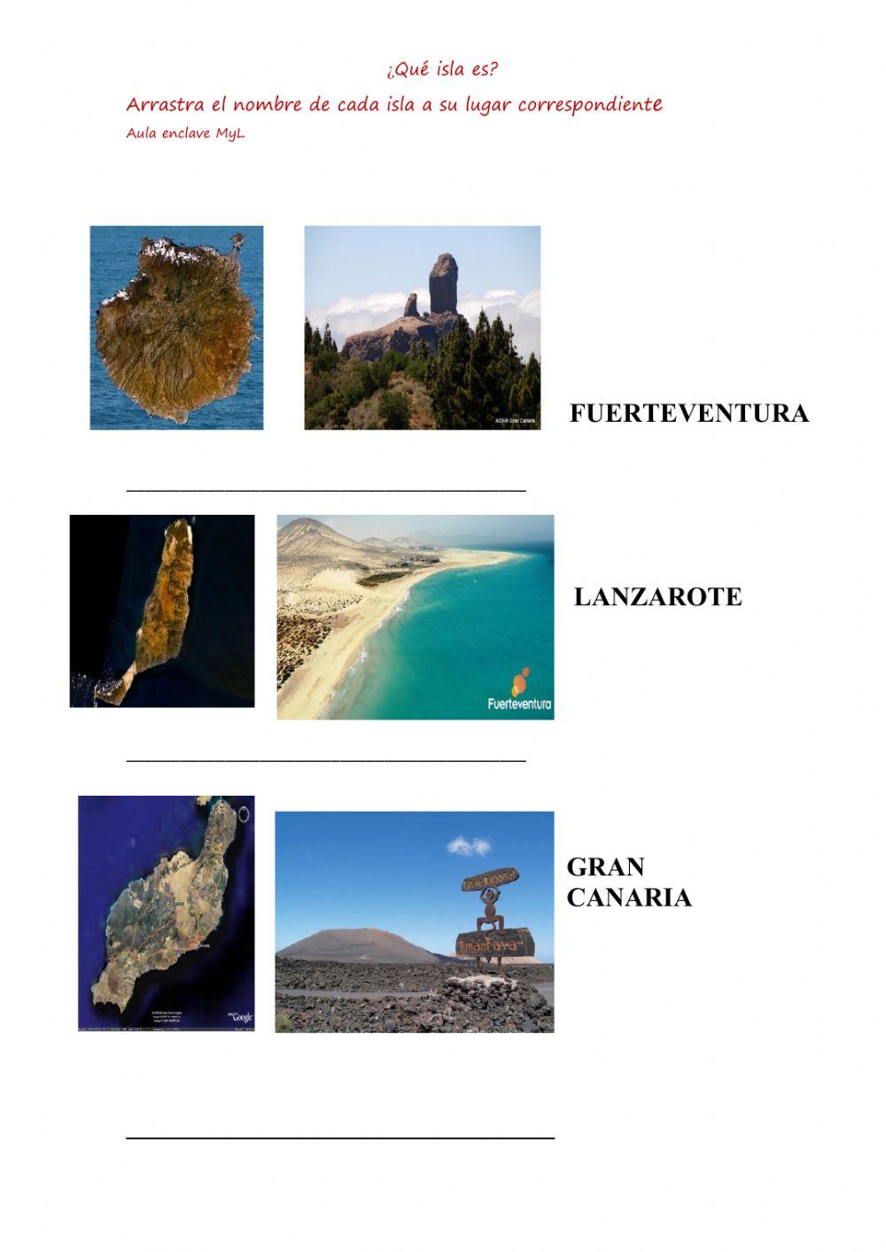 NOMBRE ISLAS CANARIAS