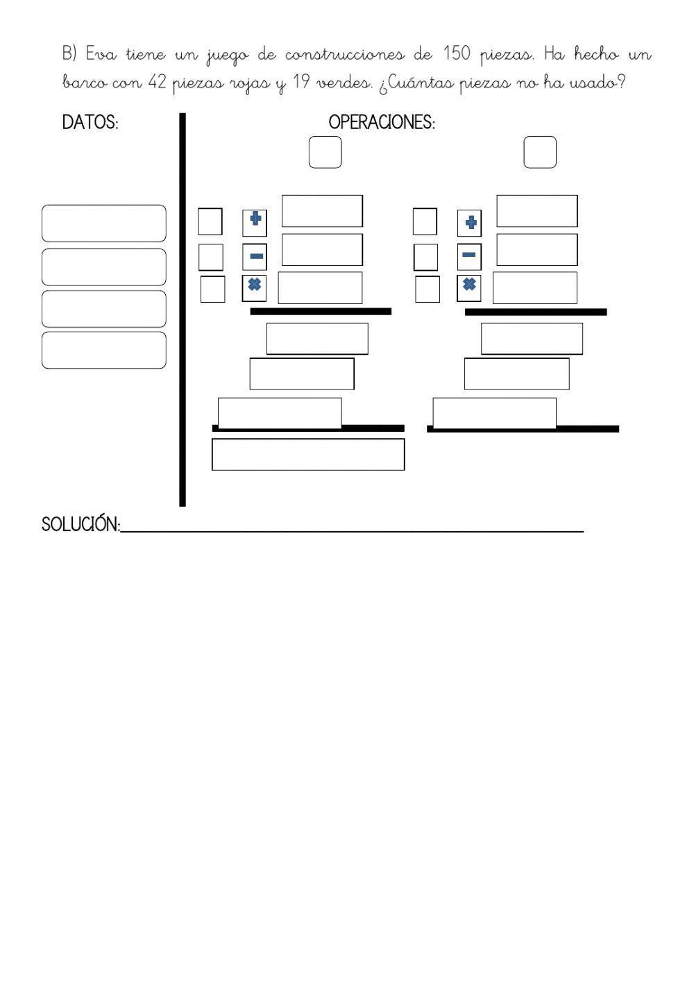 Sumas, restas llevadas y multiplicaciones con decimales