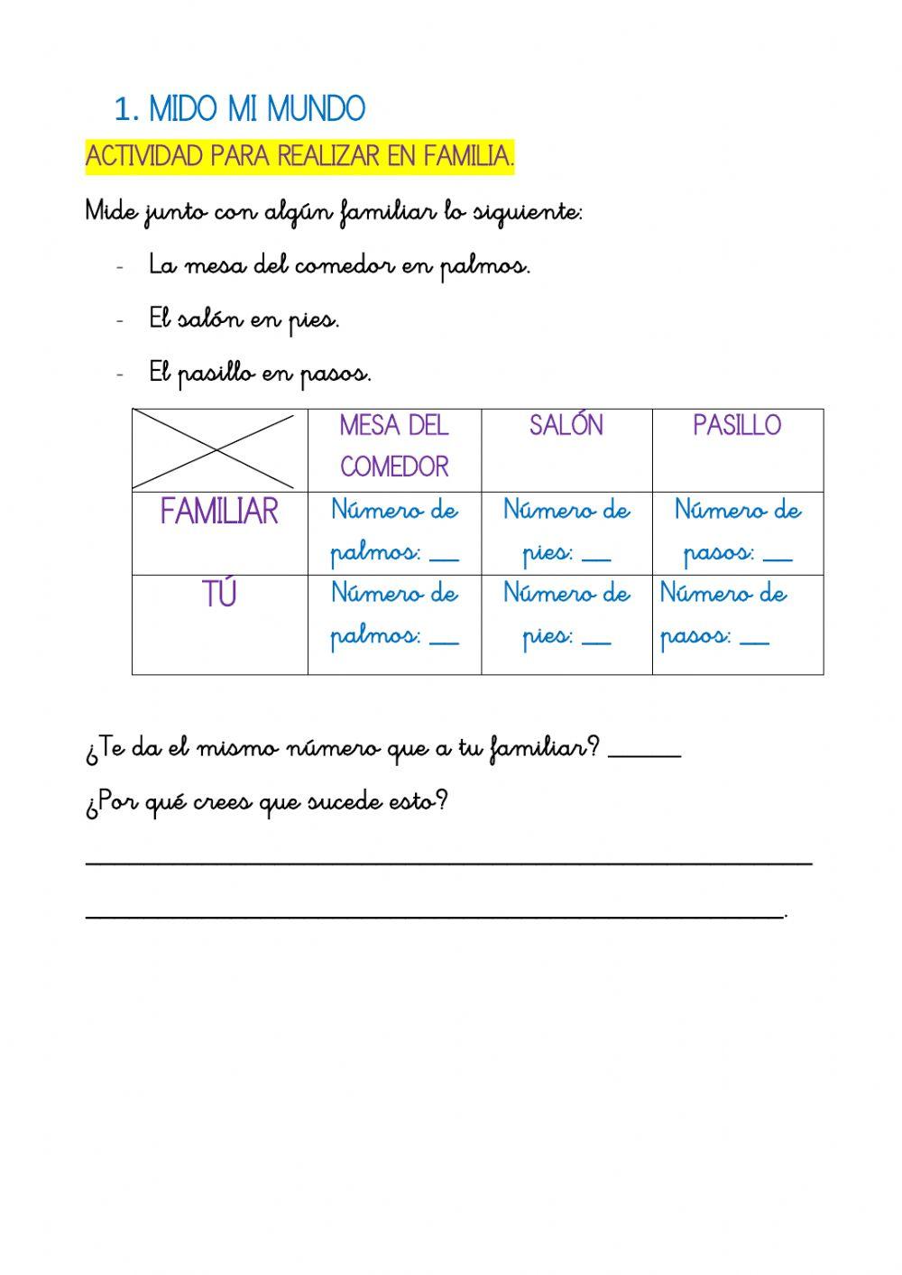 El palmo, el pie, el paso y el centímetro.