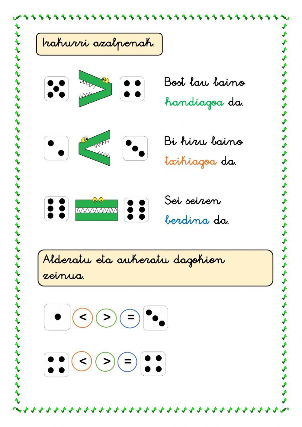 Alderatu zenbakiak Alderatu zenbakiak
