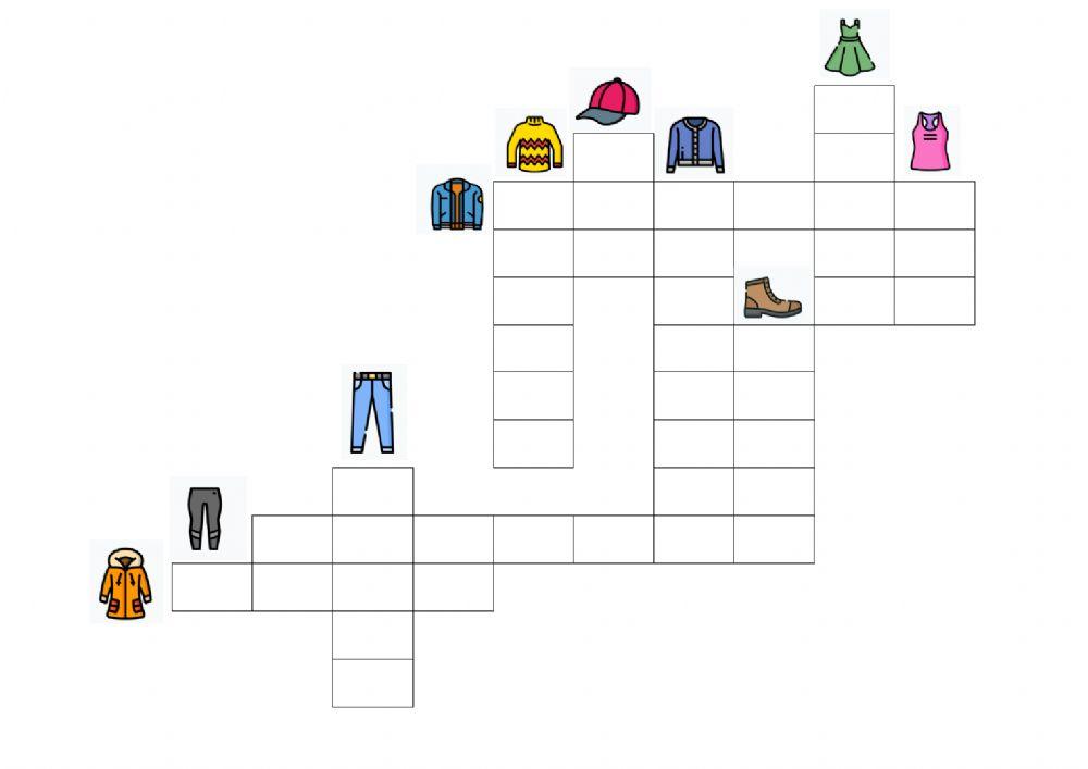 5624520 Clothes crossword MaestraMariaEnglish