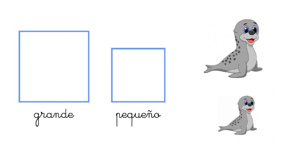 Grande y pequeño
