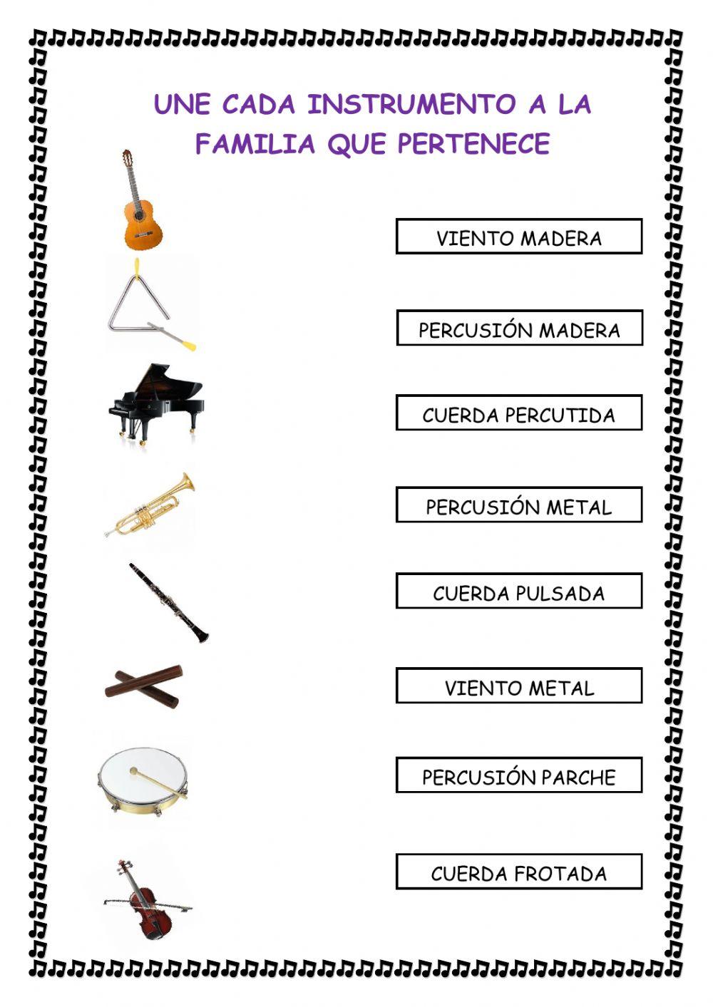 Familias de instrumentos