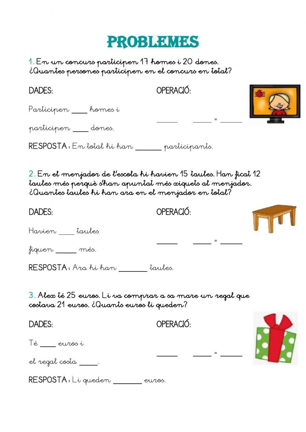 Fitxa 2 de problemes