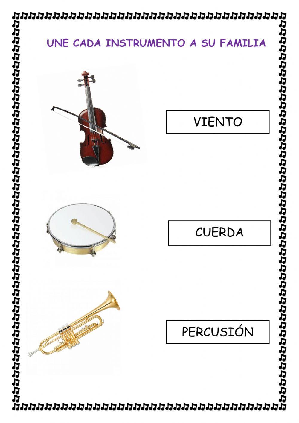 Familias de instrumentos
