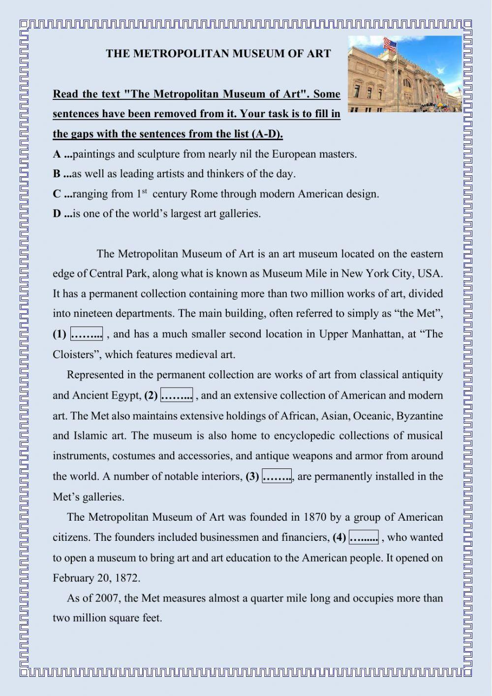 The Metropolitan Museum of Art