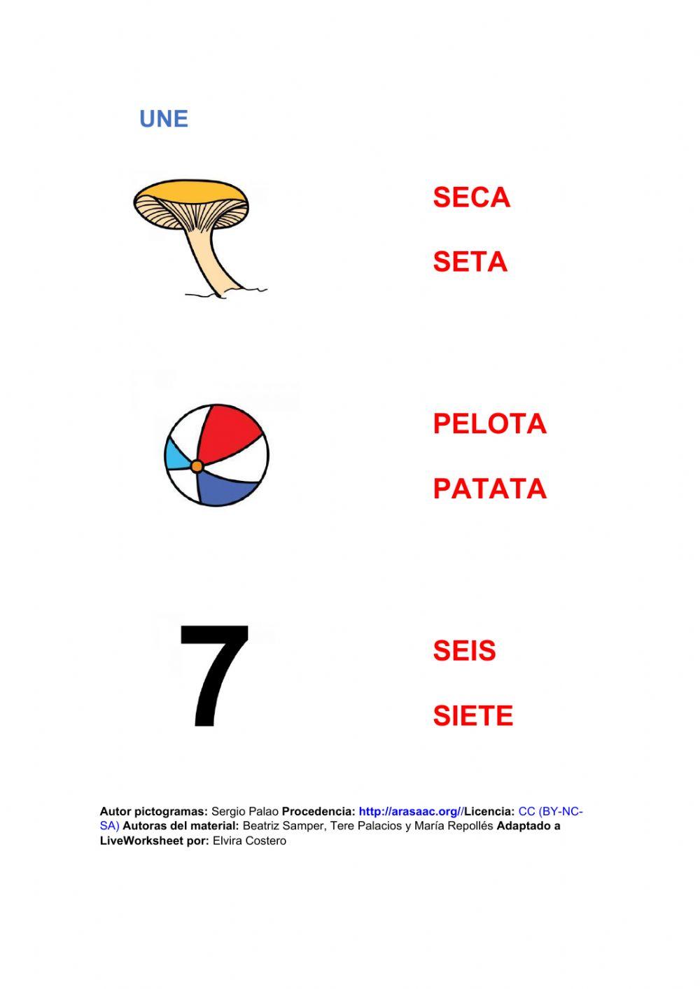 Elige la palabra correcta