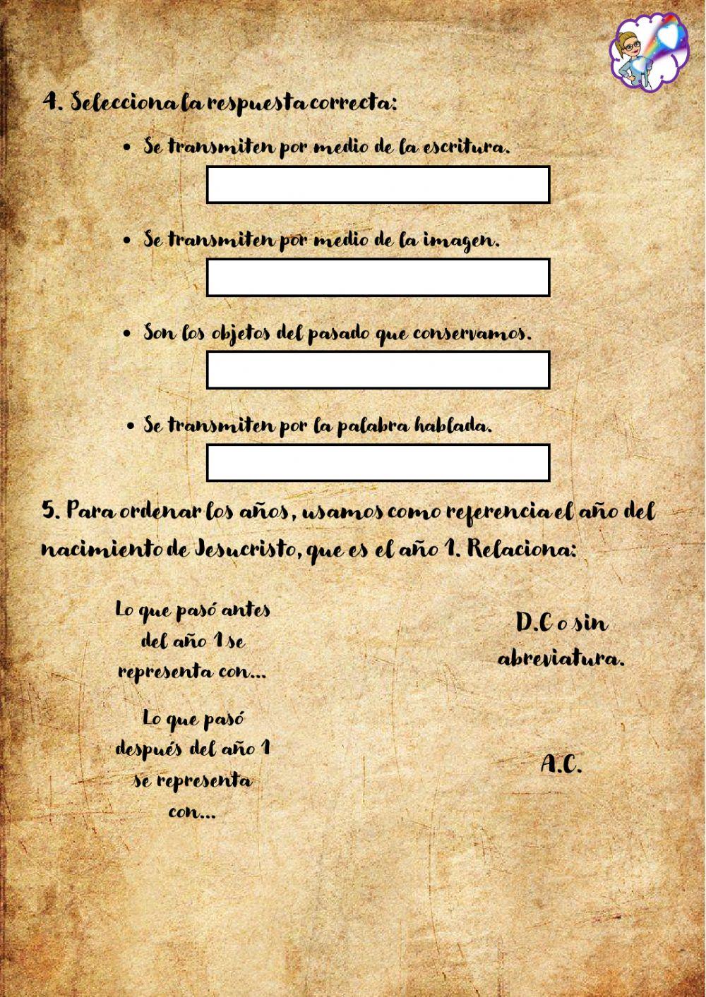 Historia-conceptos previos