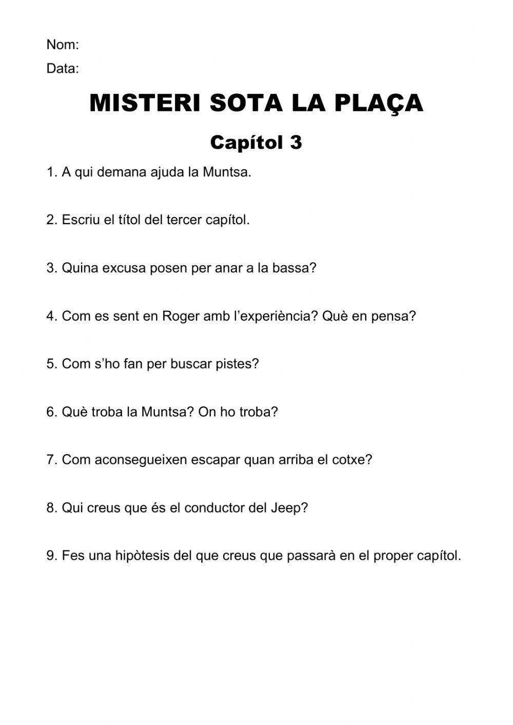 Misteri sota la plaça Capítol 3