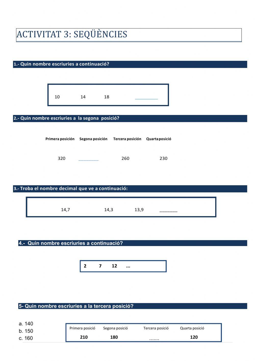 Sêries -seqüències CS ok