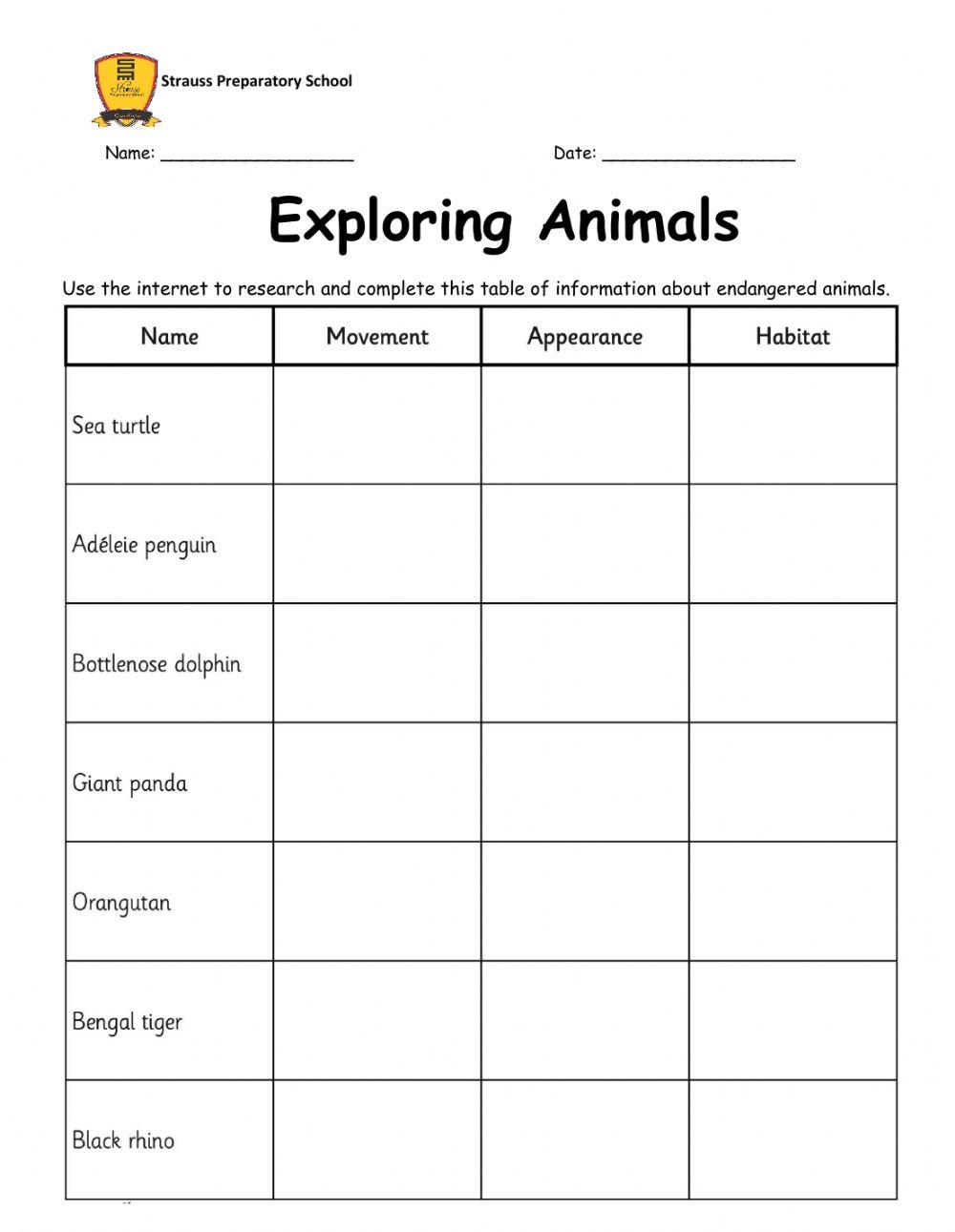 animal-research-worksheet-live-worksheets