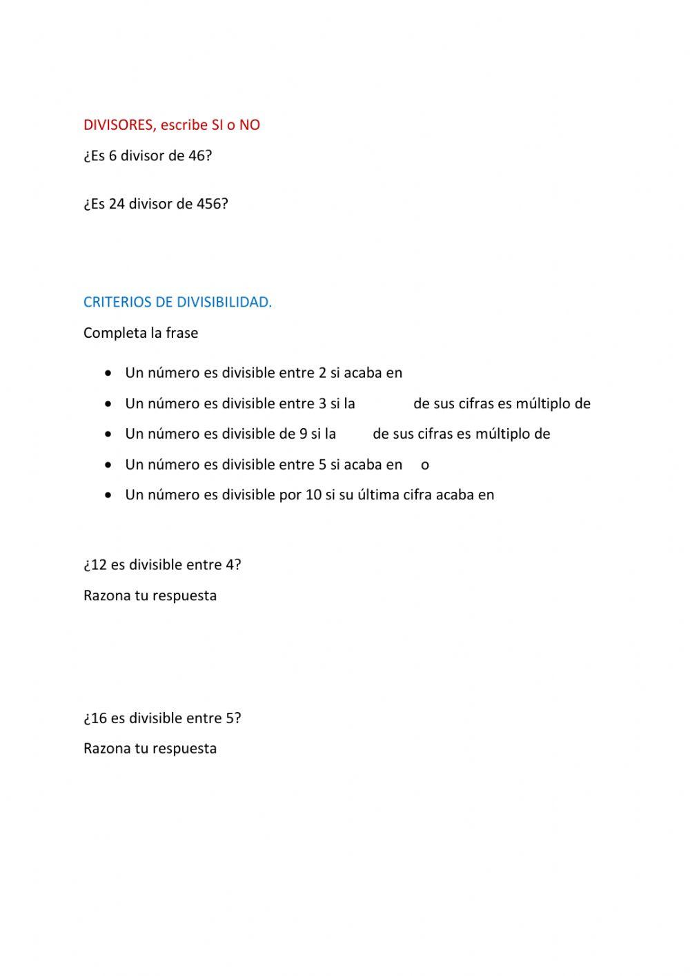 Repaso 1º trimestre matemáticas