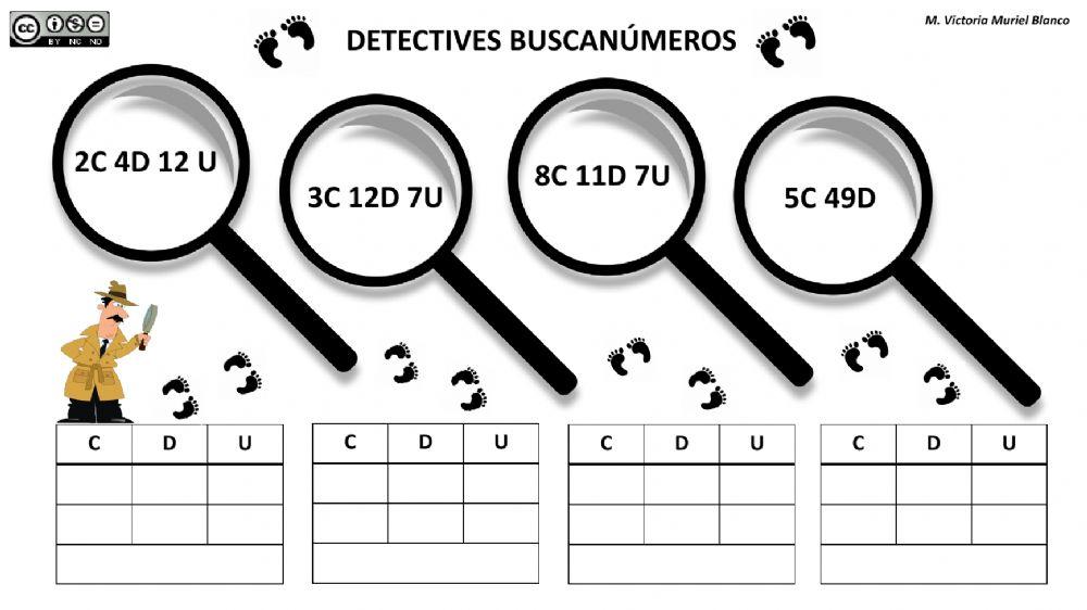 Detective busca números