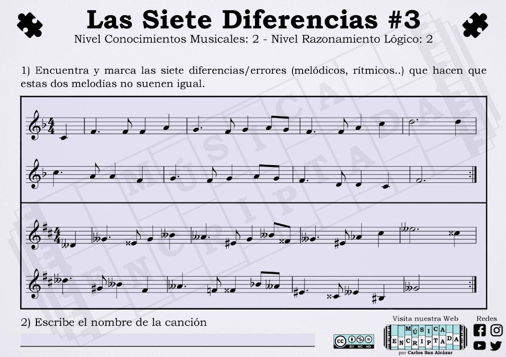 Las Siete Diferencias 3