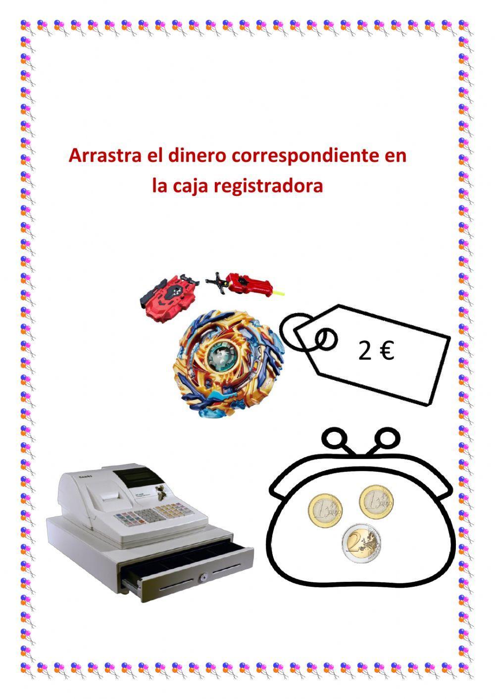 Comprar con monedas de 1 y 2 euros