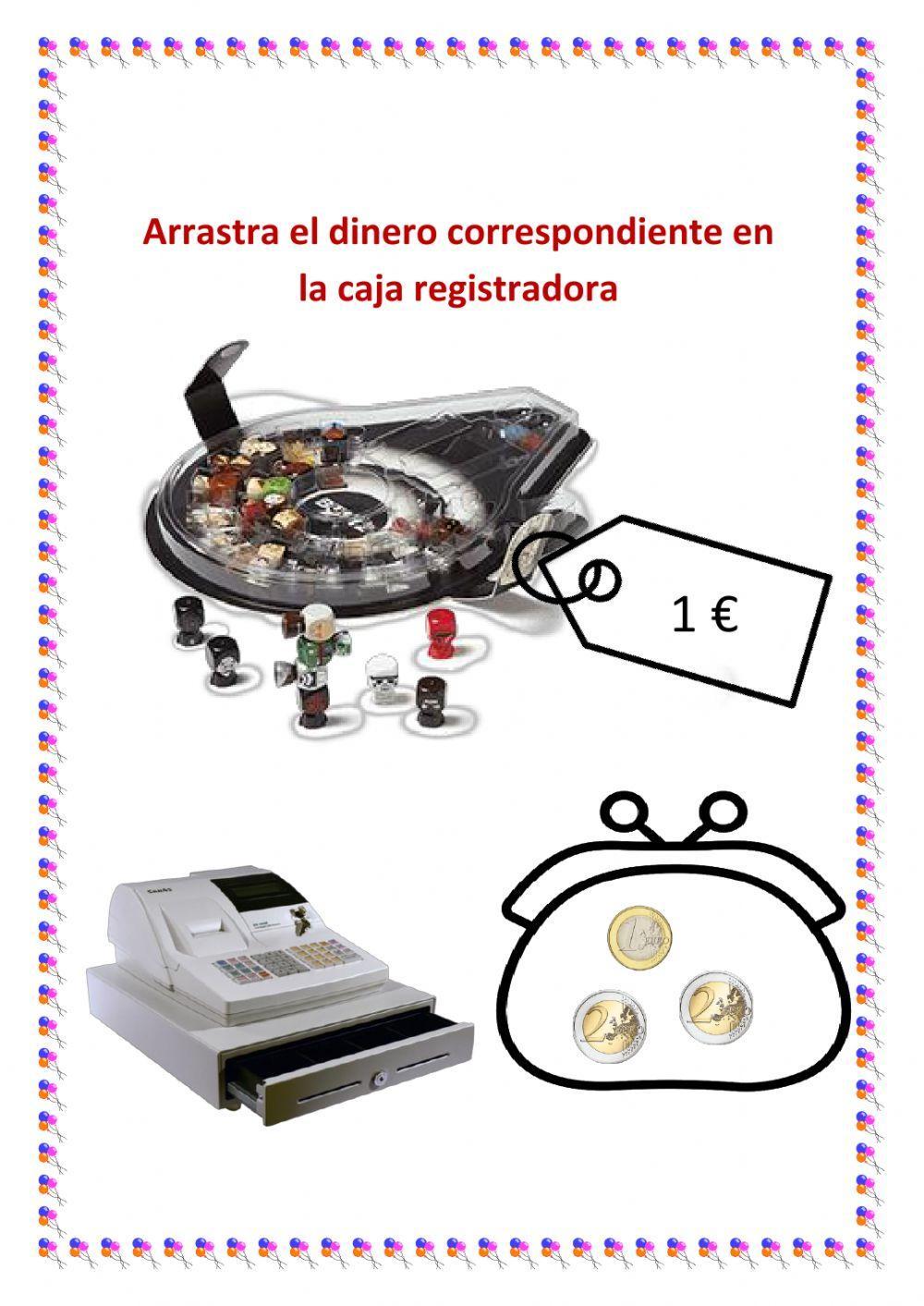 Comprar con monedas de 1 y 2 euros