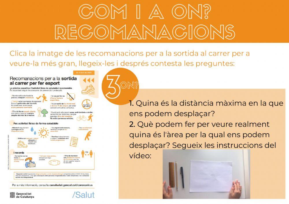 Comprenem el desconfinament FASE 0. On i com? 3 i 4