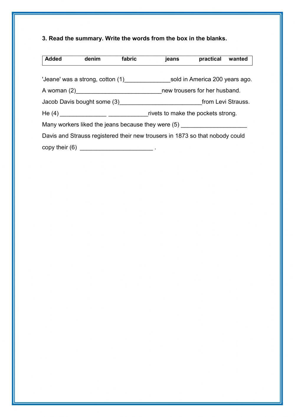 The history of jeans