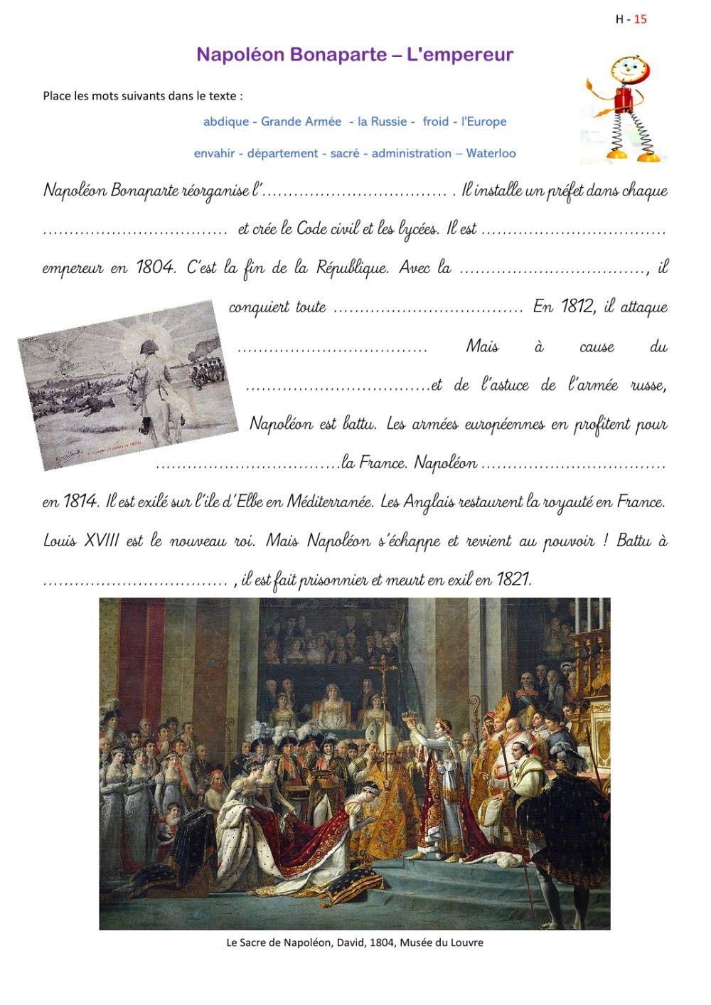 H15 - Napoléon l'empereur