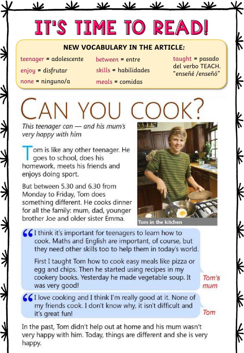 reading can you cook