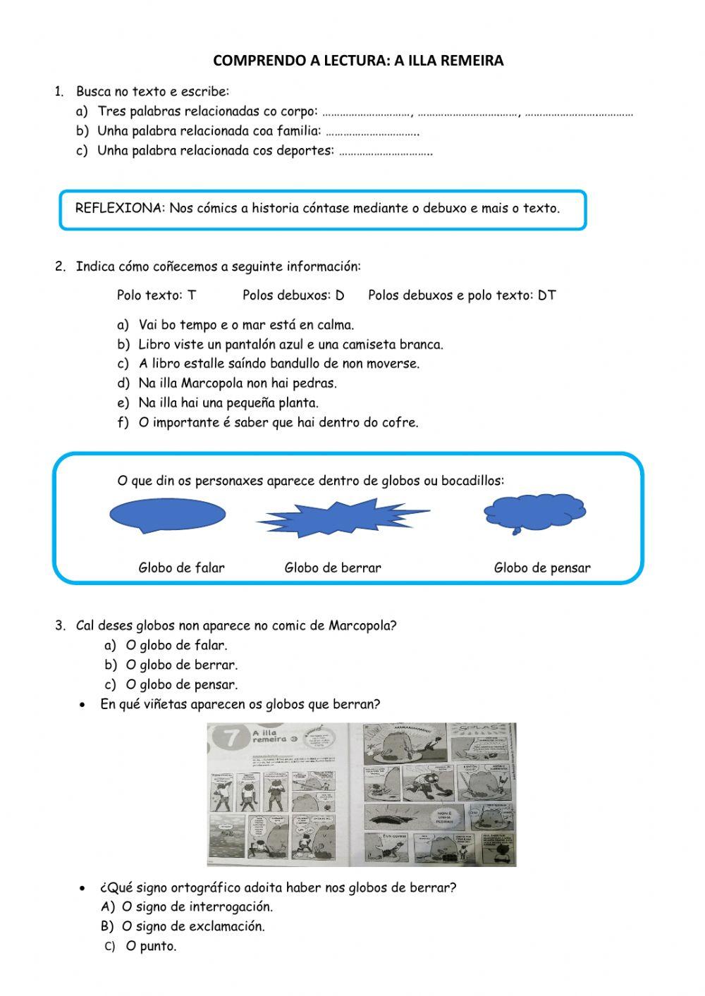 COMPRENSIÓN LECTORA MARCOPOLA