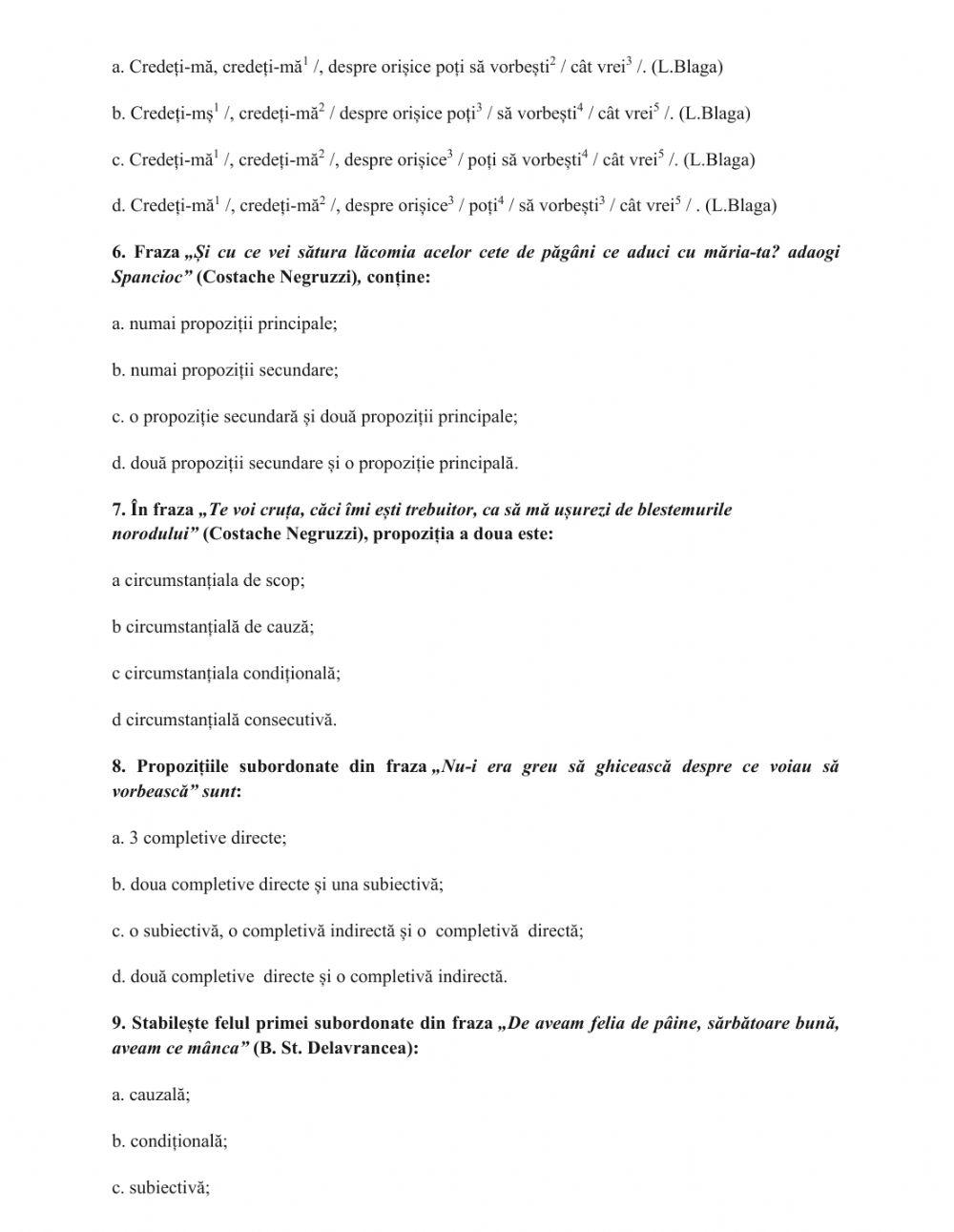 Analiza sintactică a frazei