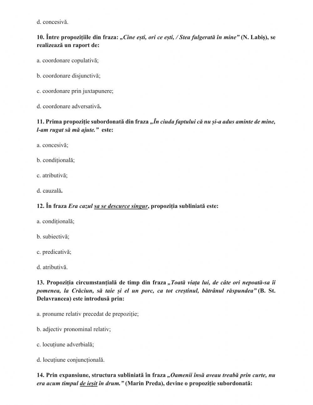 Analiza sintactică a frazei