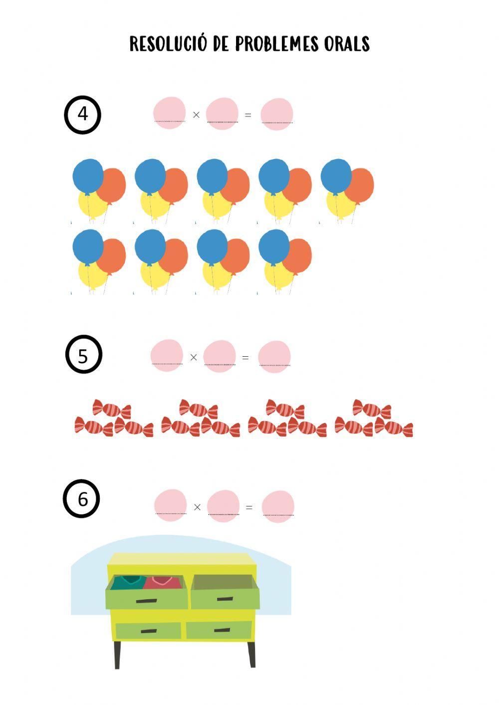 Problemes orals de multiplicació