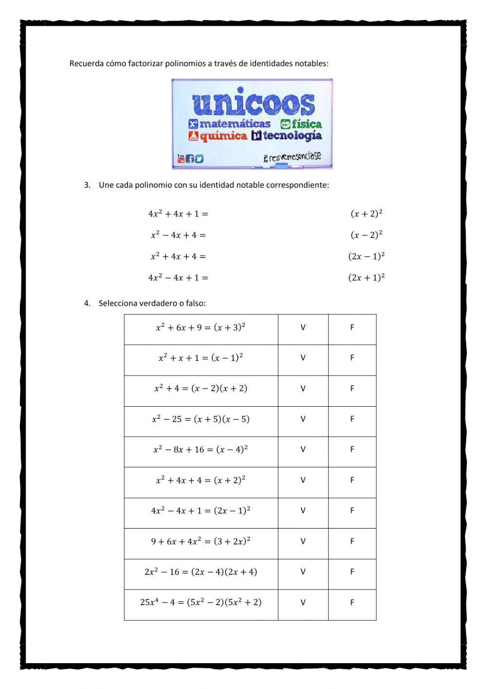 AMP-Identidades notables