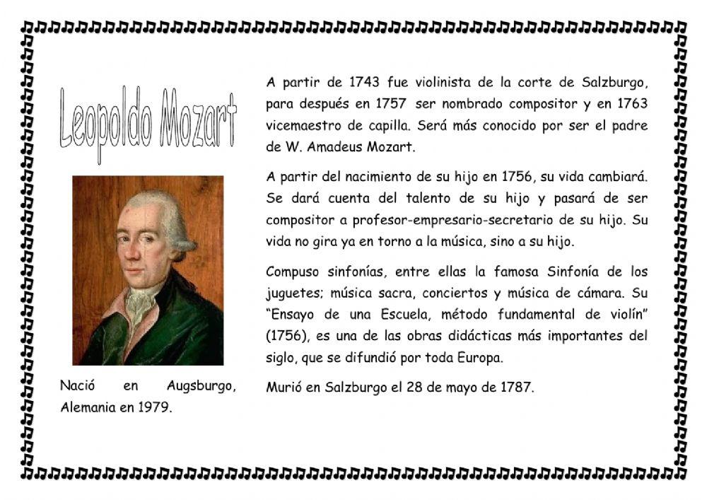 Biografía Leopoldo Mozart