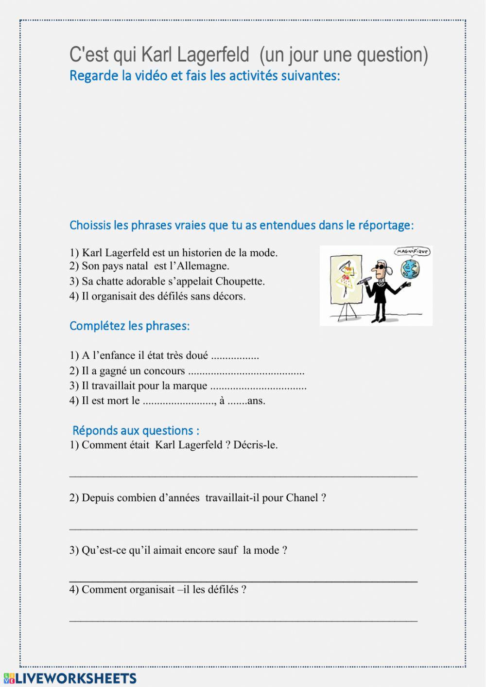 C'est qui Karl Lagerfeld