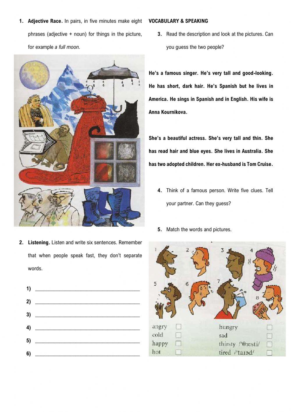 Adjectives - Elementary