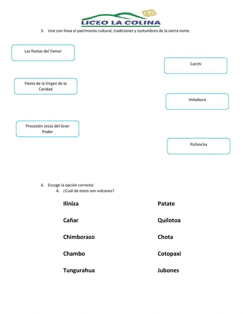 Provincias de la región Interandina