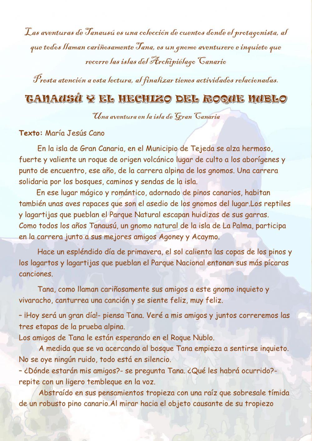 El hechizo del Roque Nublo