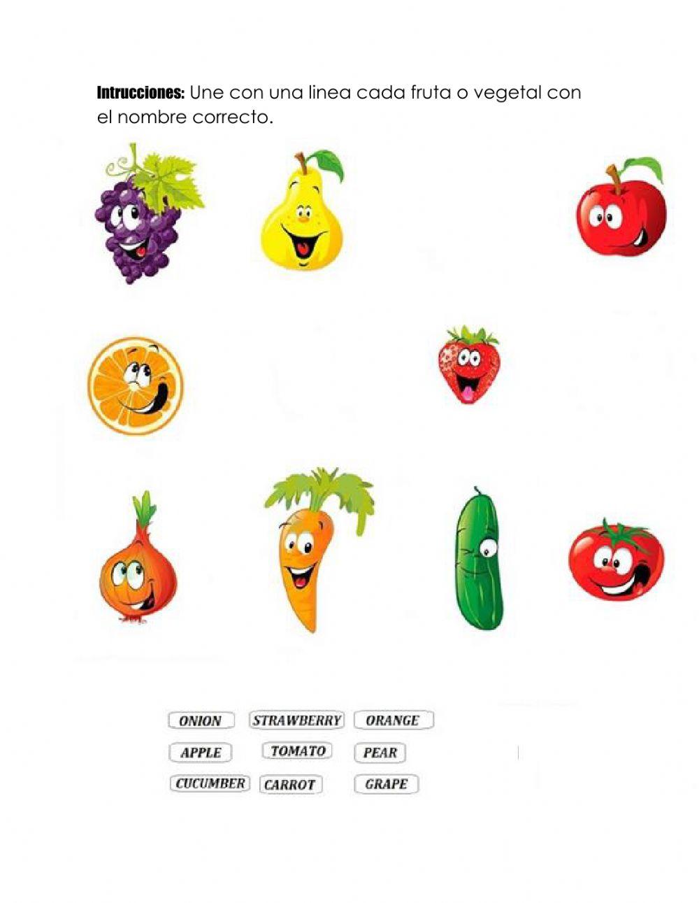 Fruits and vegetables